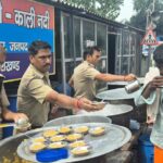 थाना भगवानपुर पुलिस कांवड़ यात्रियों की सेवा में सक्रिय,